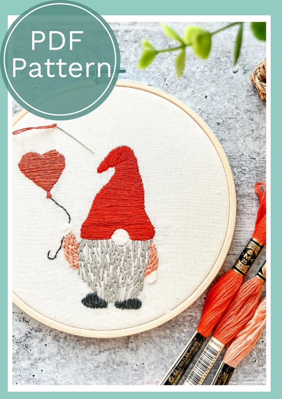 Embroidery PDF Pattern | You have my heart | Digital Download
