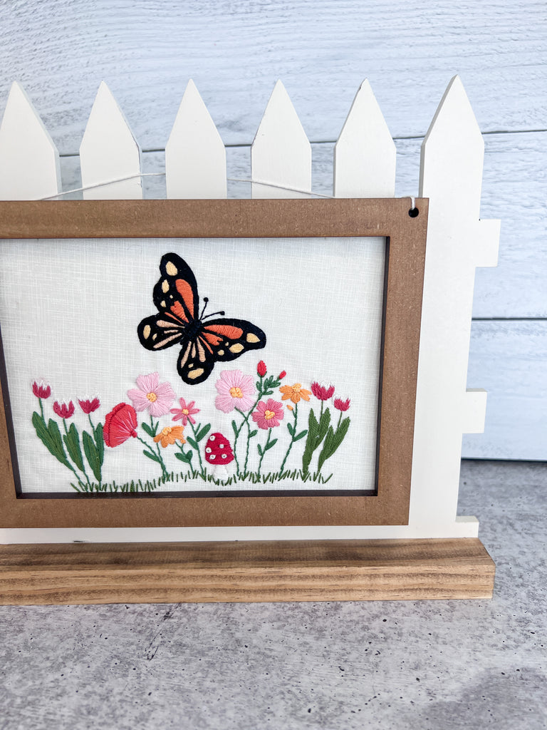 Embroidery Display Backer | Picket Fence DIY kit