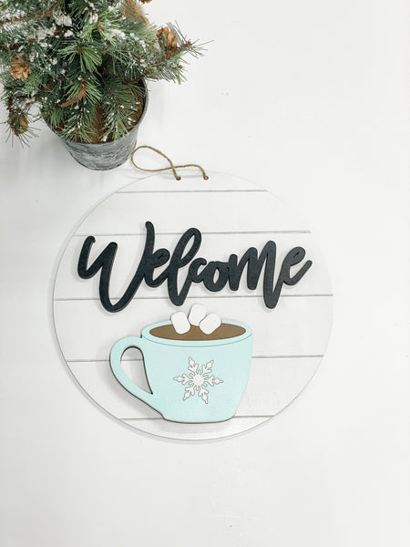 Glass Cover- Hot Cocoa Mugs - Switchables