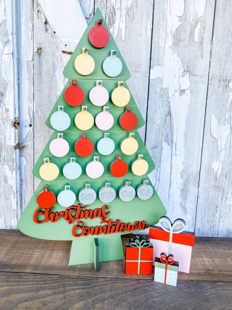 DIY Christmas Countdown Tree