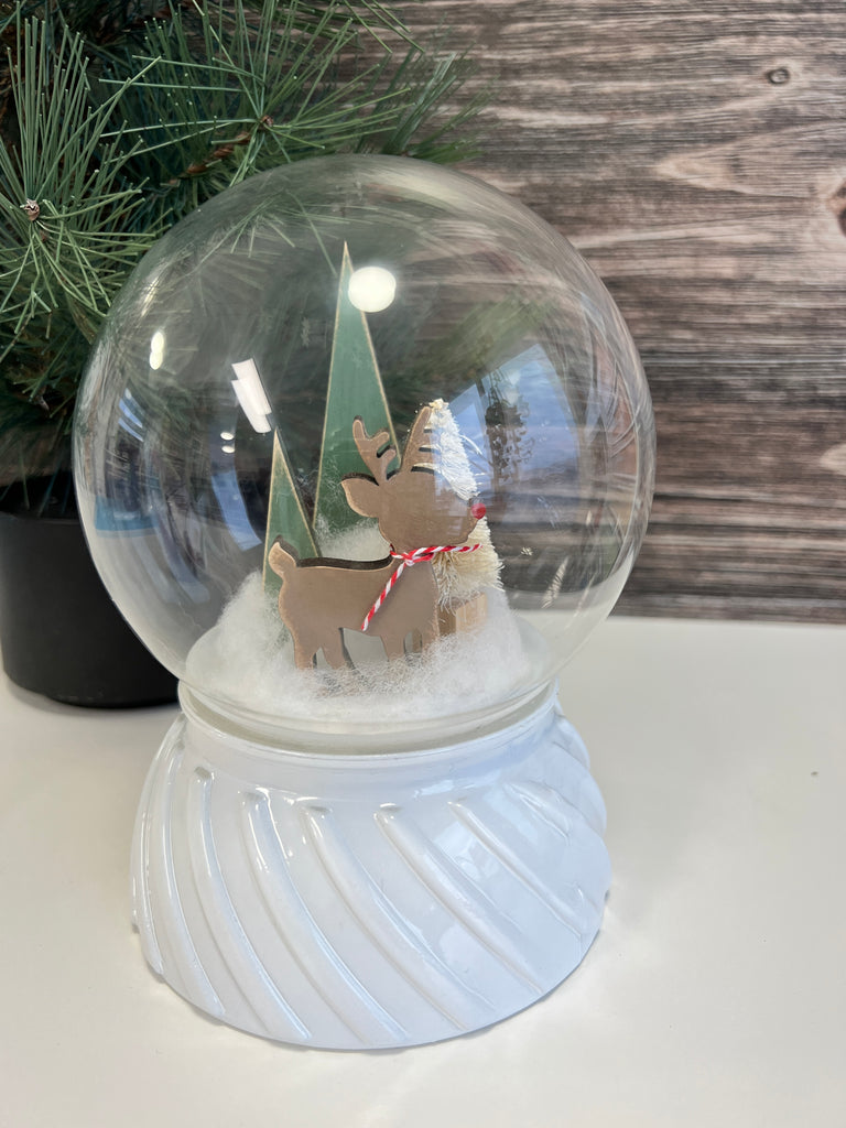 DIY Snow globe Kits | Reindeer w Trees