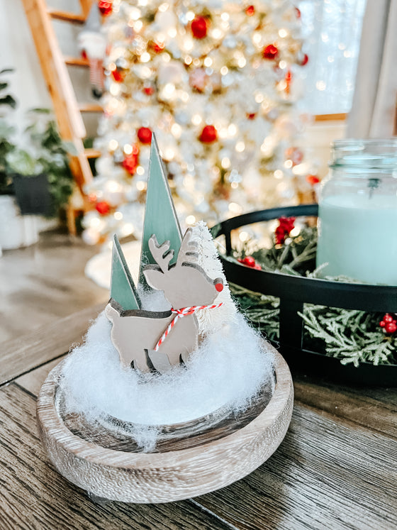 DIY Snow globe Kits | Reindeer w Trees