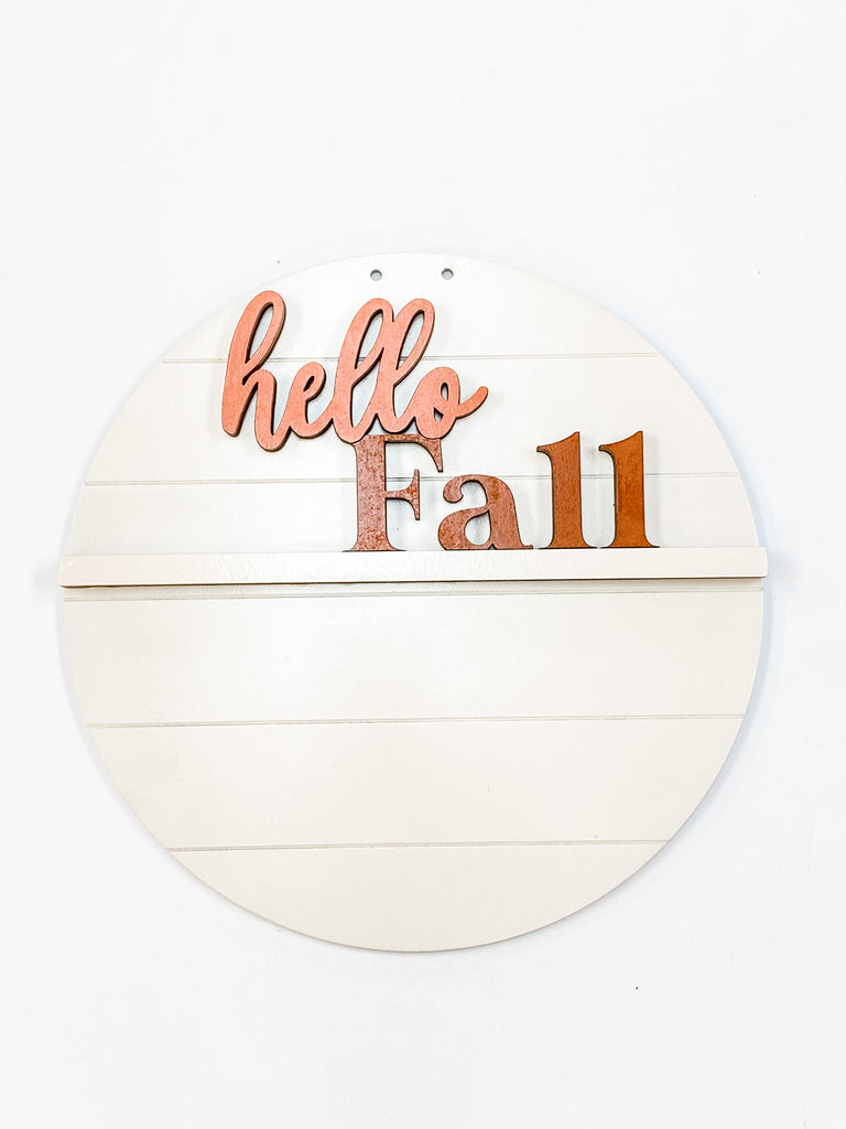 Customizable DIY Sign Kit | Words | Hello Fall