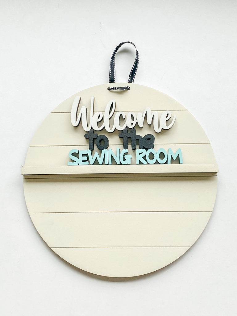 Customizable DIY Sign Kit | Words | Welcome to the Sewing Room