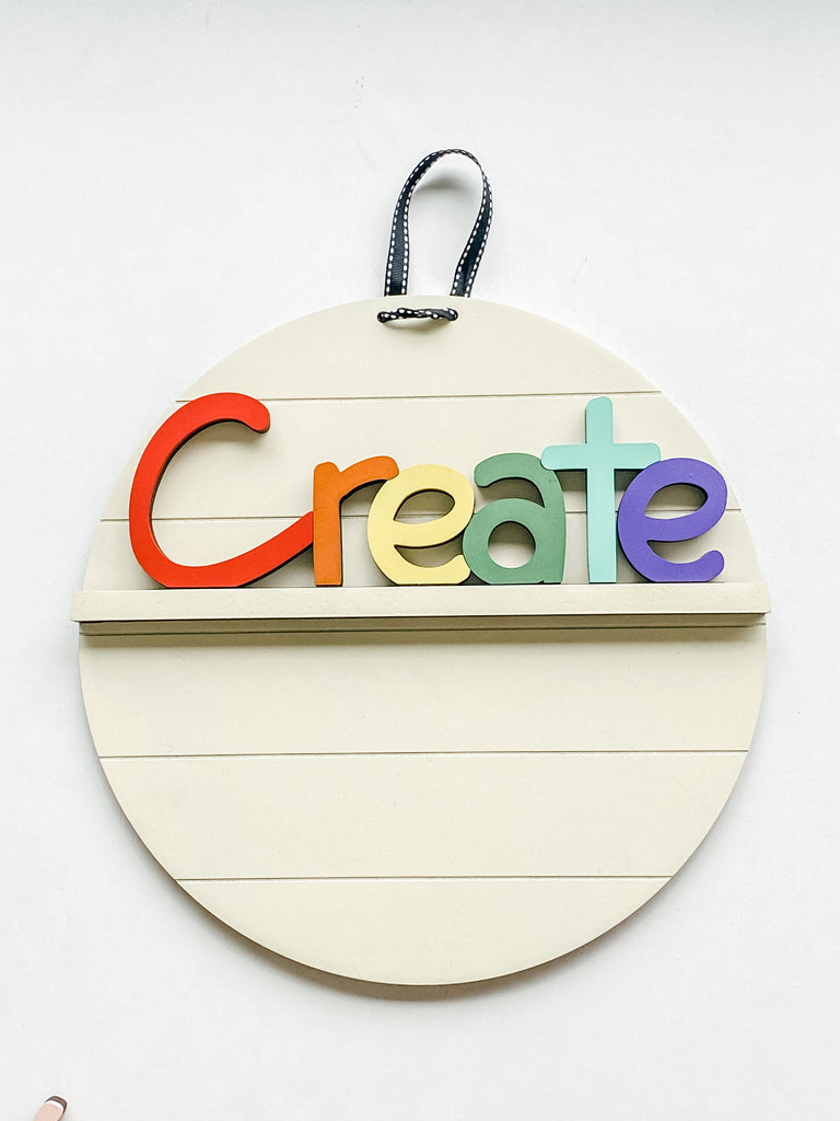 Customizable DIY Sign Kit | Words | Create
