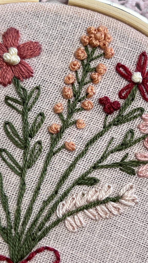 Embroidery Pattern | Flower Bouquet | PDF Pattern Digital Download