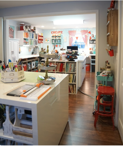 The little Green Bean Craft Room Tour