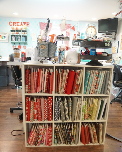 Easy & inexpensive Fabric Storage tutorial
