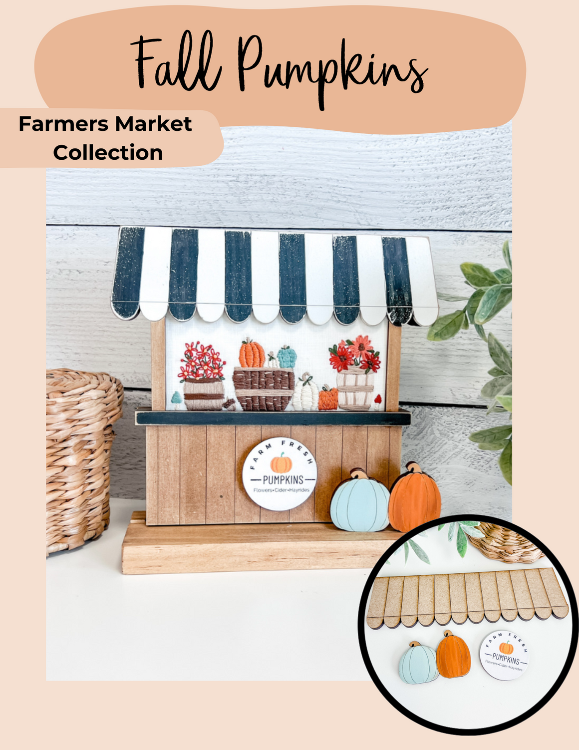 Add on Pieces | Fall Pumpkins | Farm Market collection