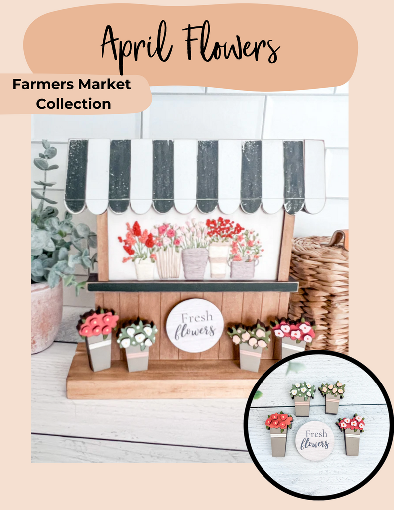 Add on Pieces | April Flowers | Farm Market collection