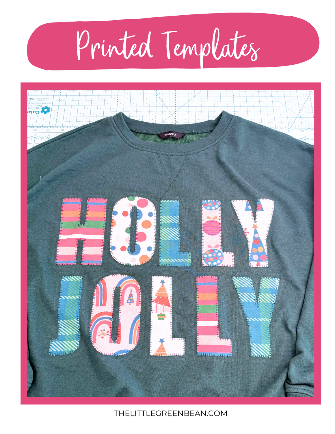 Applique Sweatshirt  | Printed Templates