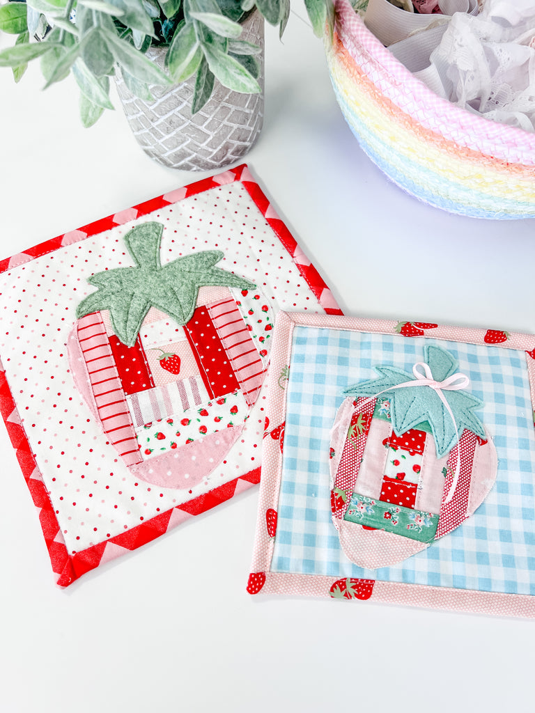 FPP Summer Strawberry Template & Instructions | 3 sizes included