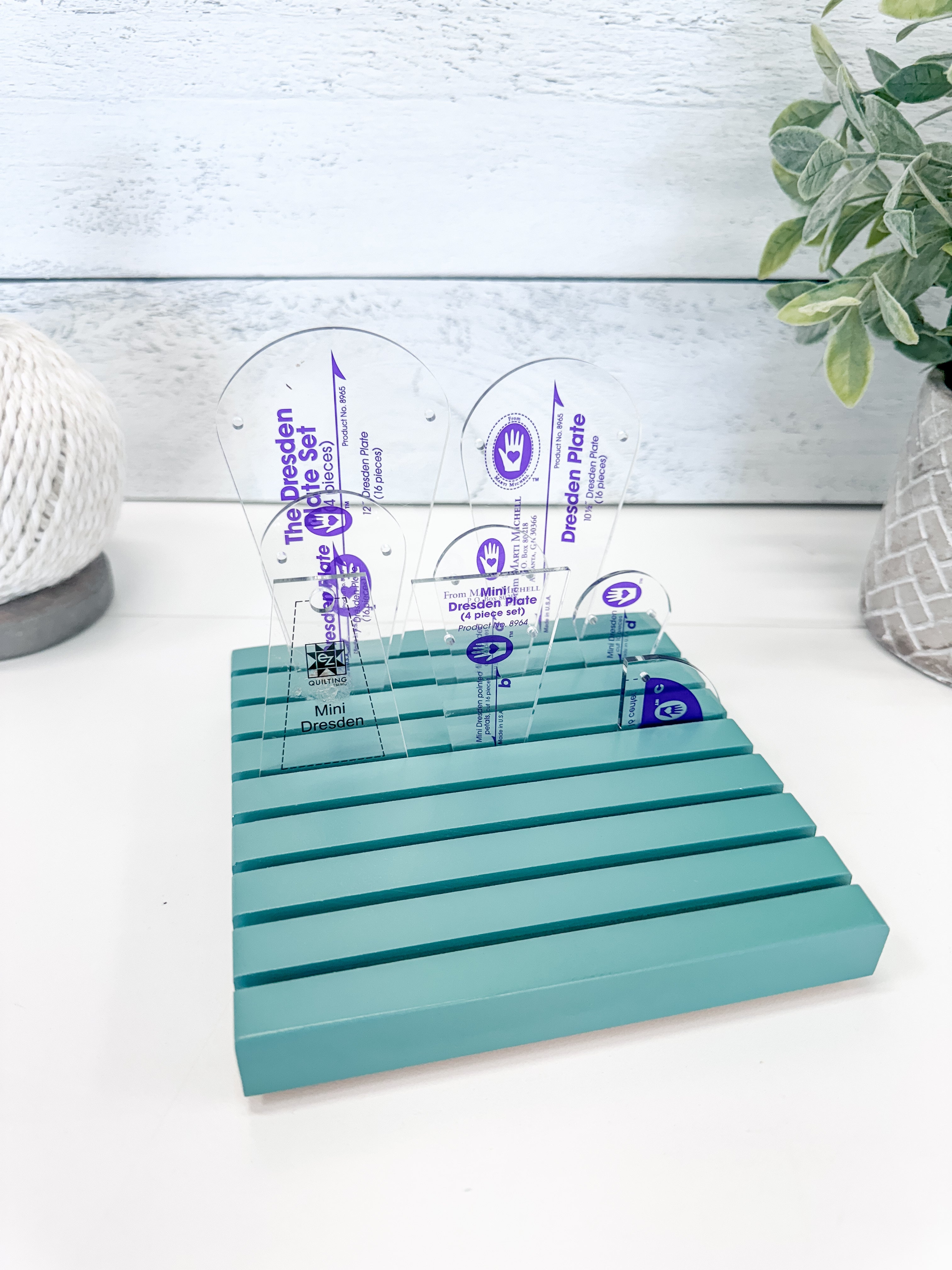 Standers For Ruler Small Ruler Holder | 6 x 6 - The little Green Bean