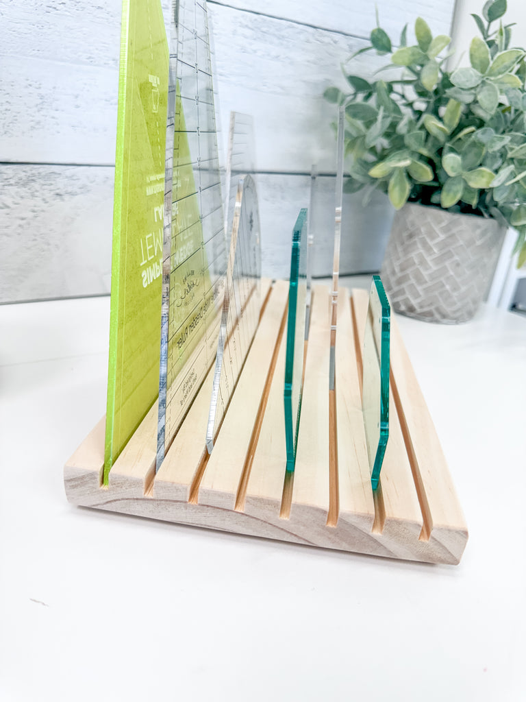 Caddy For Ruler Large Ruler Holder | 6 x 12 - The little Green Bean