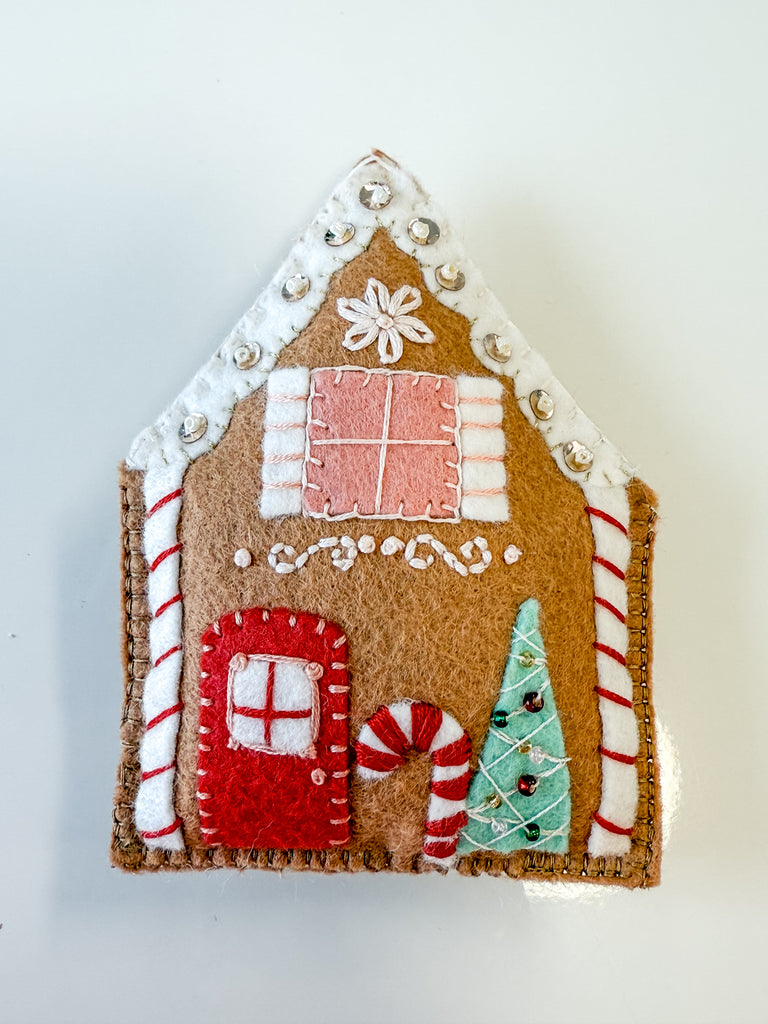 Embroidered Gingerbread Houses with 8 templates | Digital Pattern