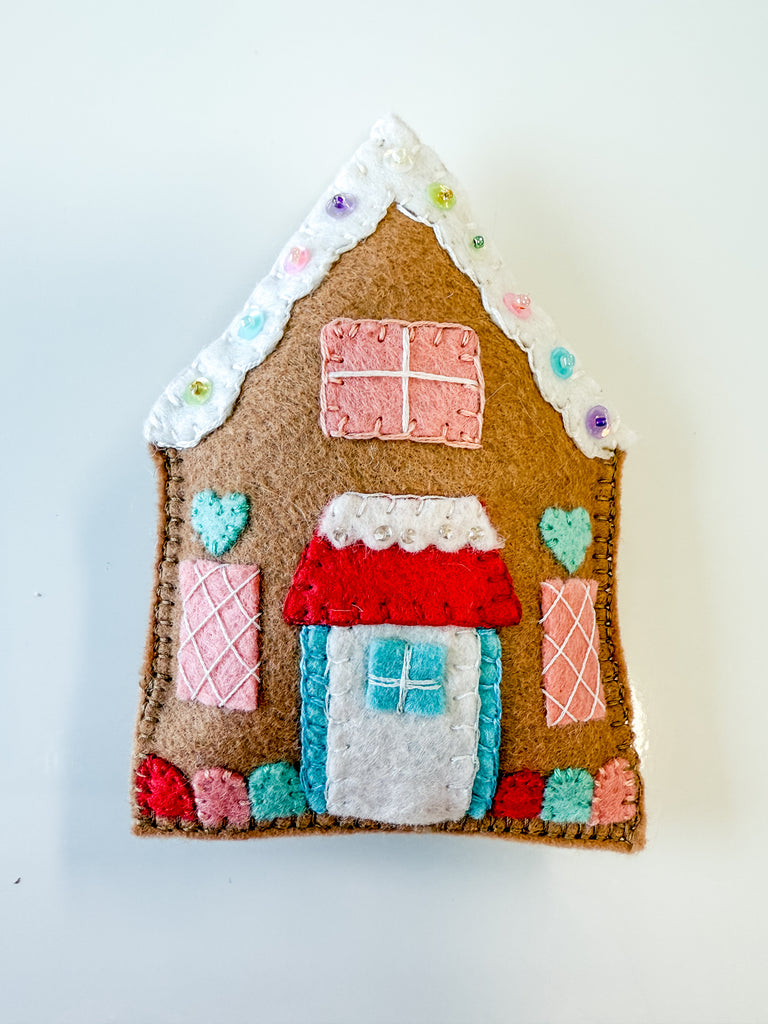 Embroidered Gingerbread Houses with 8 templates | Digital Pattern