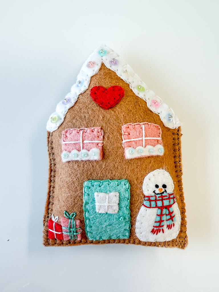 Embroidered Gingerbread Houses with 8 templates | Digital Pattern