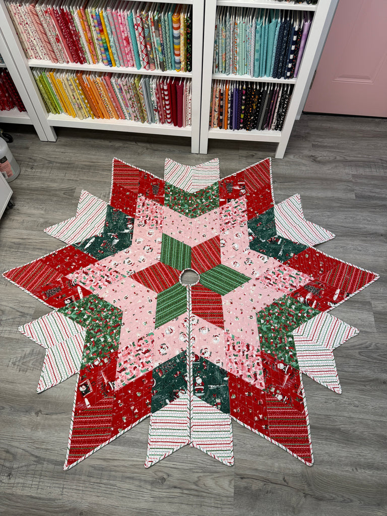 Christmas Star Tree Skirt | Digital Pattern