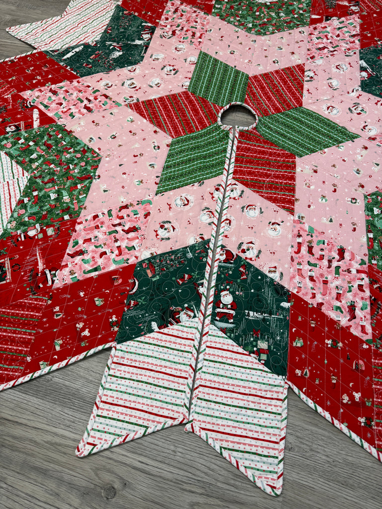 Christmas Star Tree Skirt | Digital Pattern