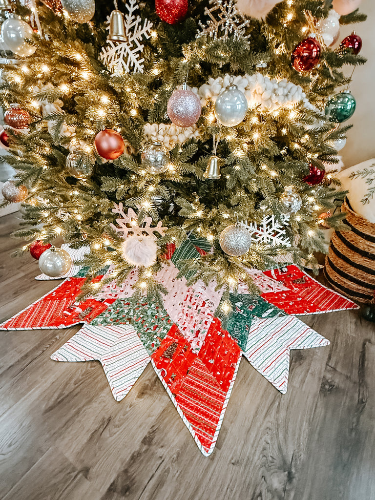 Christmas Star Tree Skirt | Digital Pattern