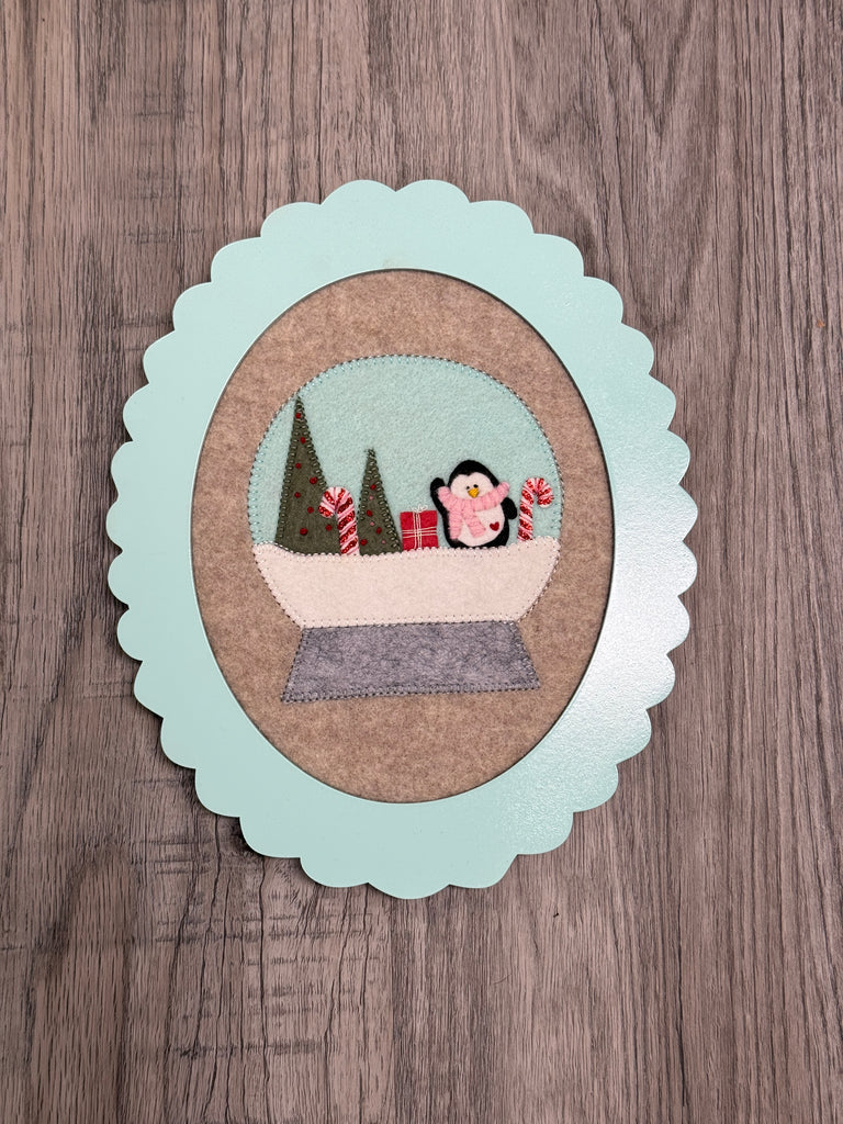 Framed Embroidery Applique