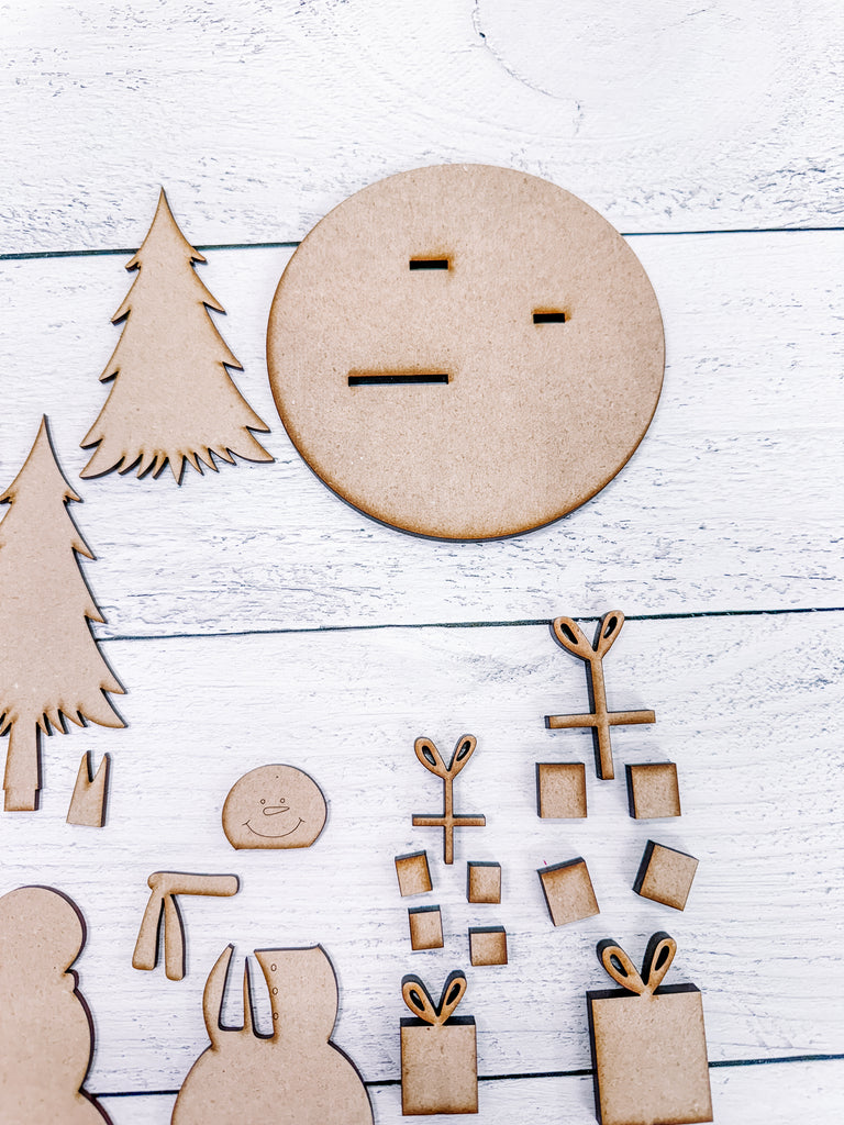 *NEW DIY Snowglobe Kits | Large Snowman w Trees