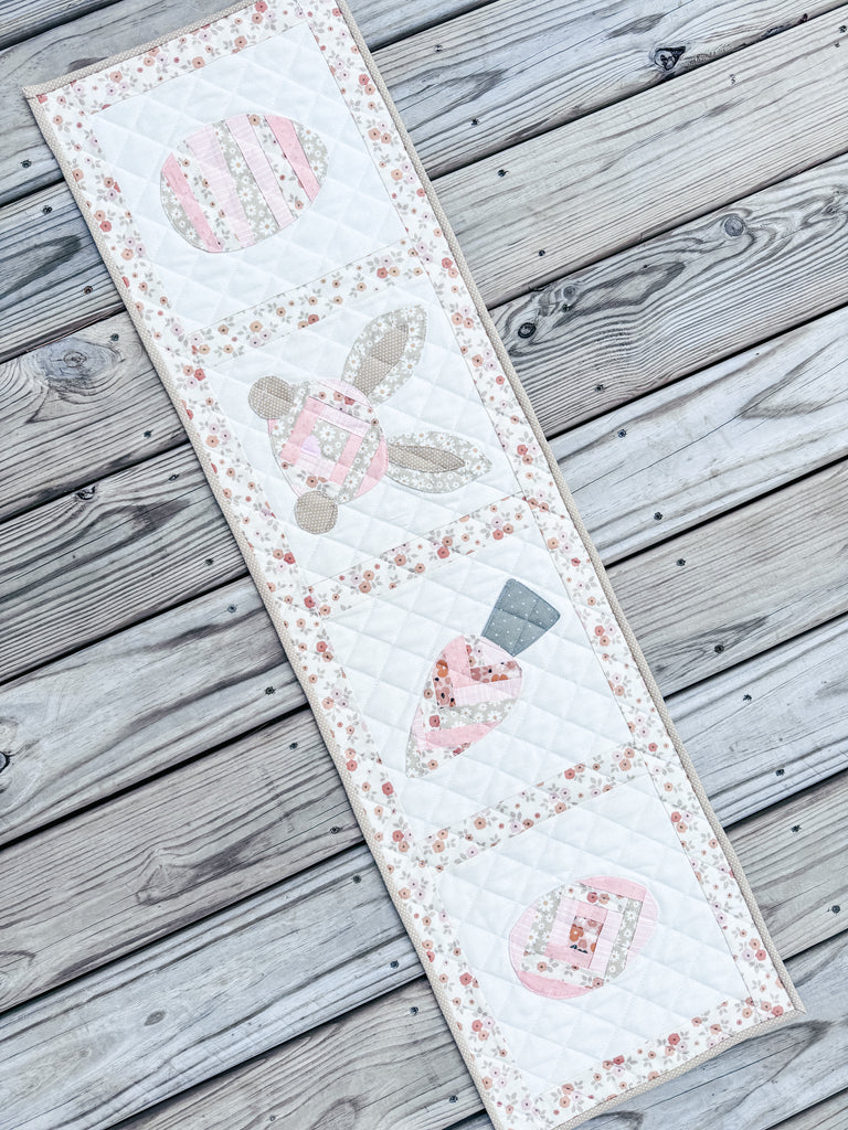 Easter Applique & Table Runner pattern | PDF - The little Green Bean easter-applique-table-runner-pattern-pdf-the-little-green-bean