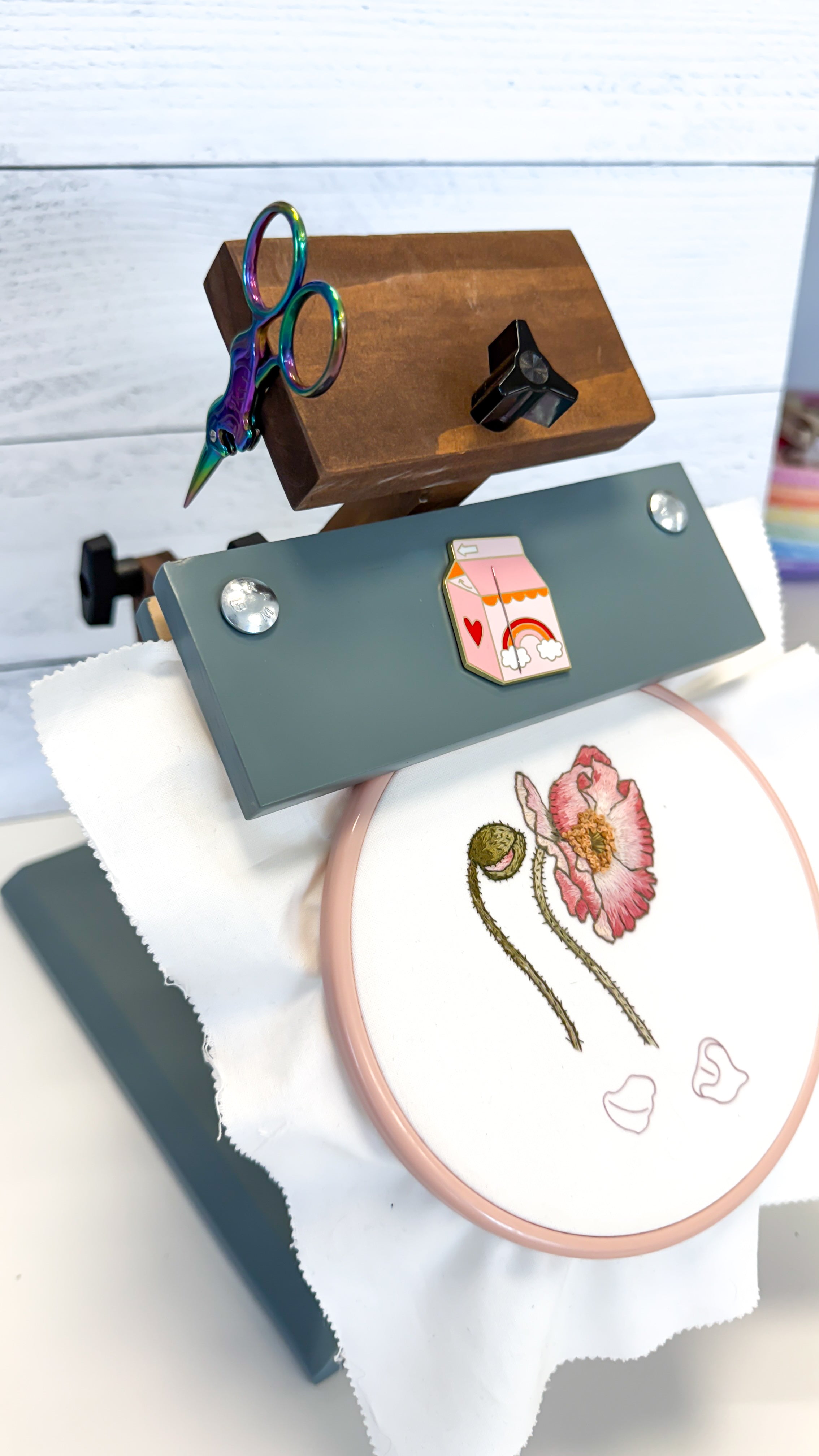 Embroidery Cross Stitch Stand Desk Lap Stand - Main Image