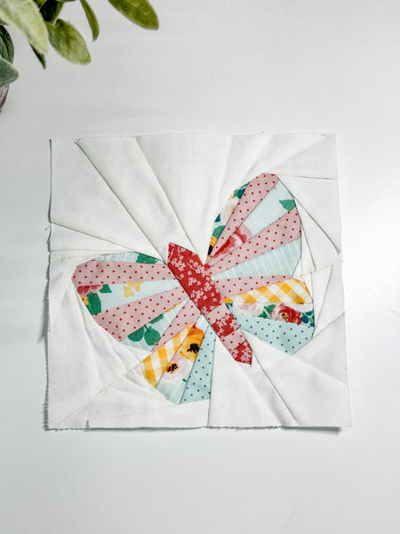 Butterfly FPP Template & Instructions - The little Green Bean