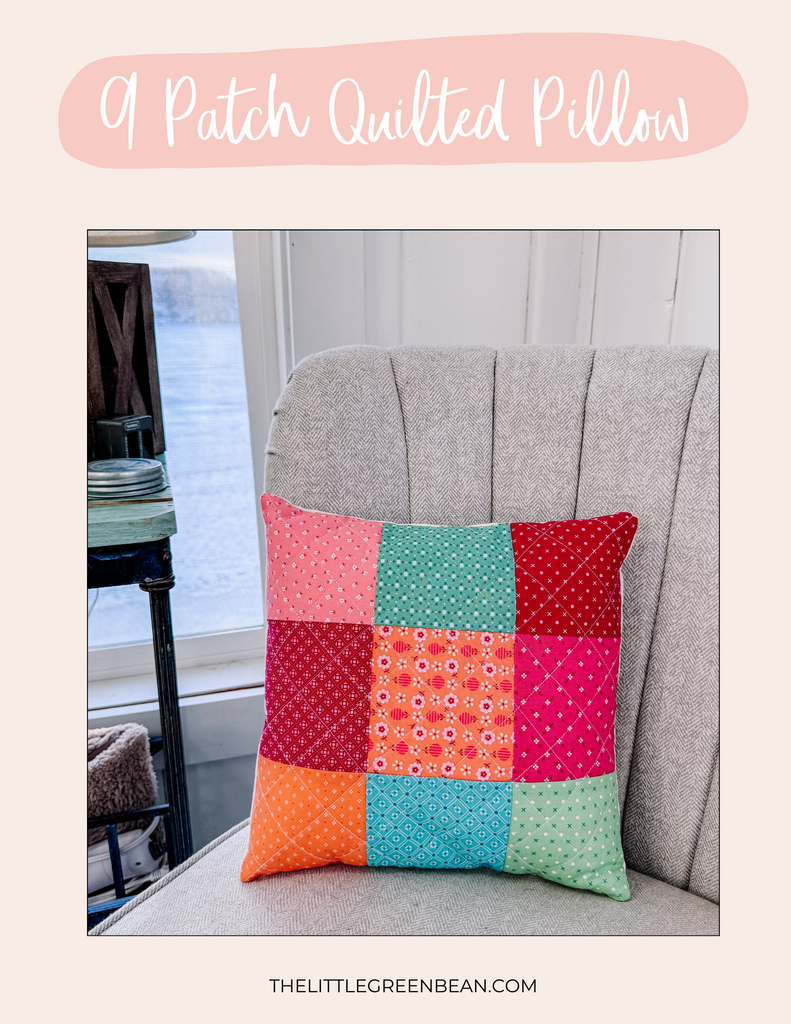 9 patch pillow cover pattern PDF
