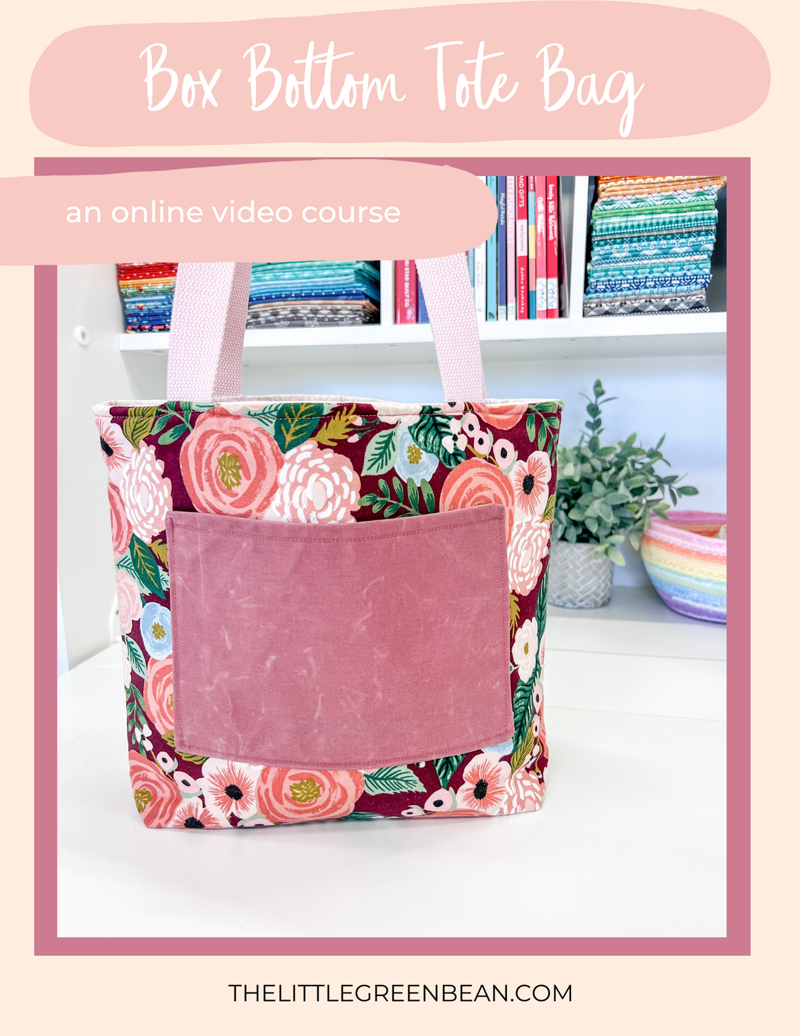 Box bottom tote bag | A video course