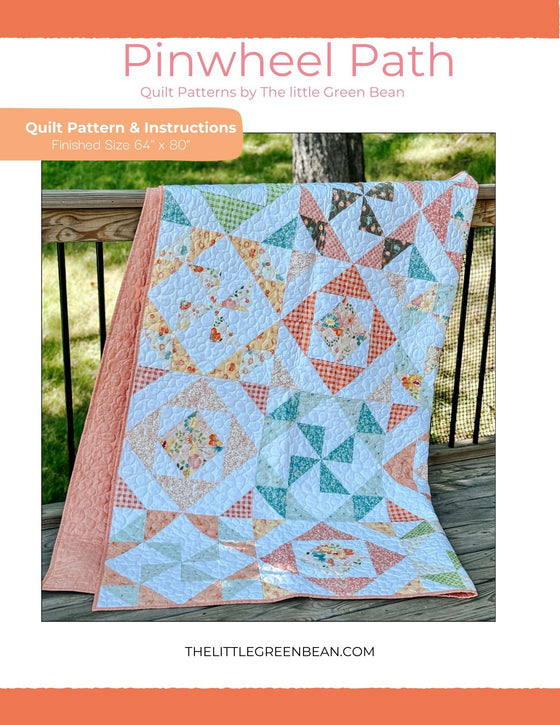 Pinwheel Path Quilt Pattern | Digital Pattern