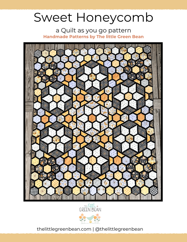 Sweet Honeycomb Quilt Pattern | Digital Pattern