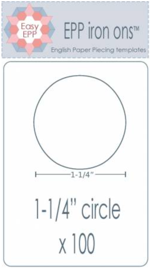 EPP-Iron On's | 1 1/4" circle
