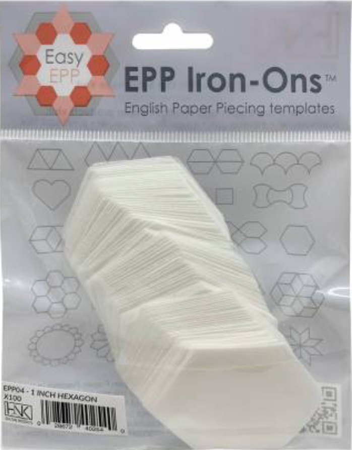 EPP-Iron On's | 1 1/2" hexagon