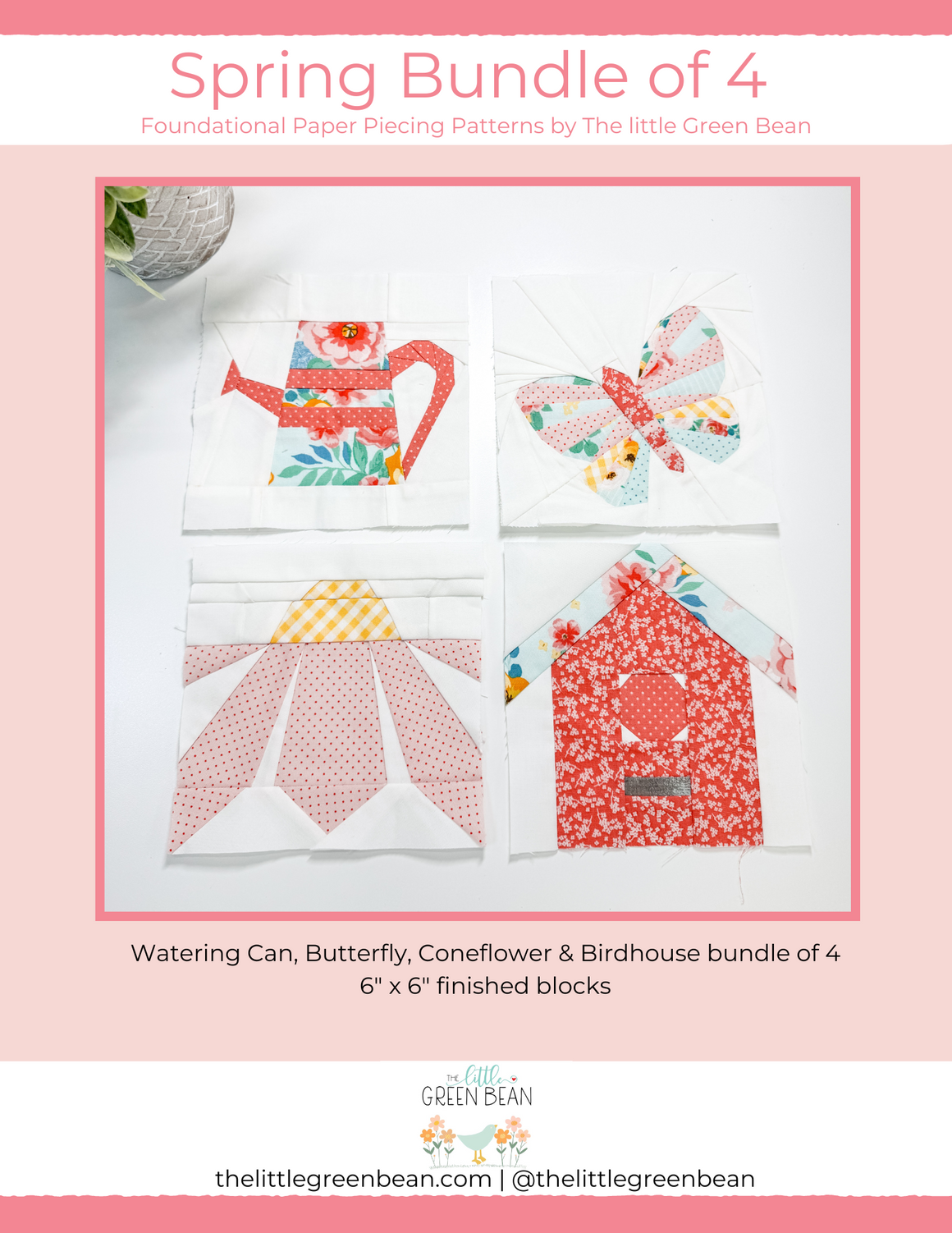 Spring Bundle of 4 FPP Templates & Instructions