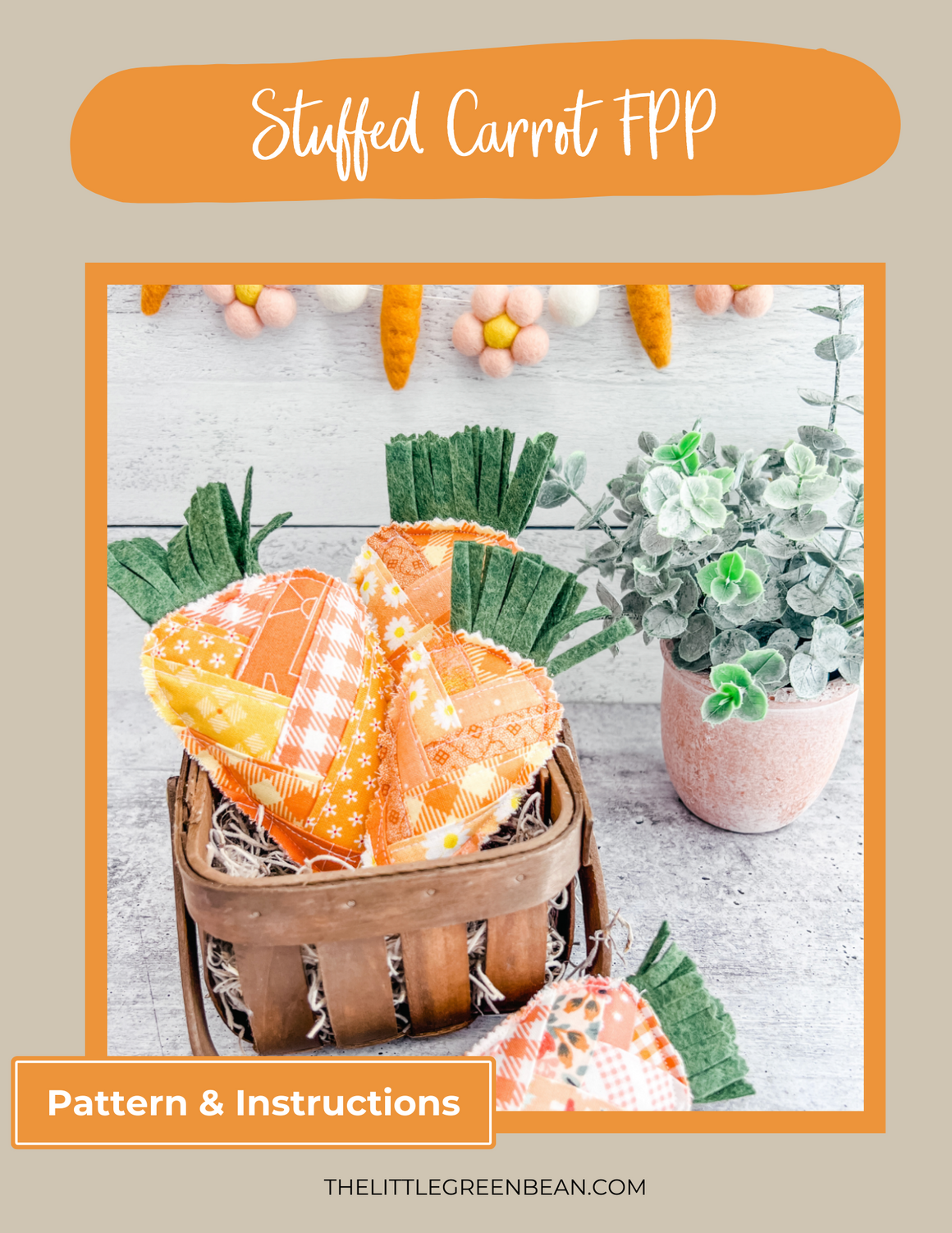 Stuffed Carrot | FPP Pattern & instructions