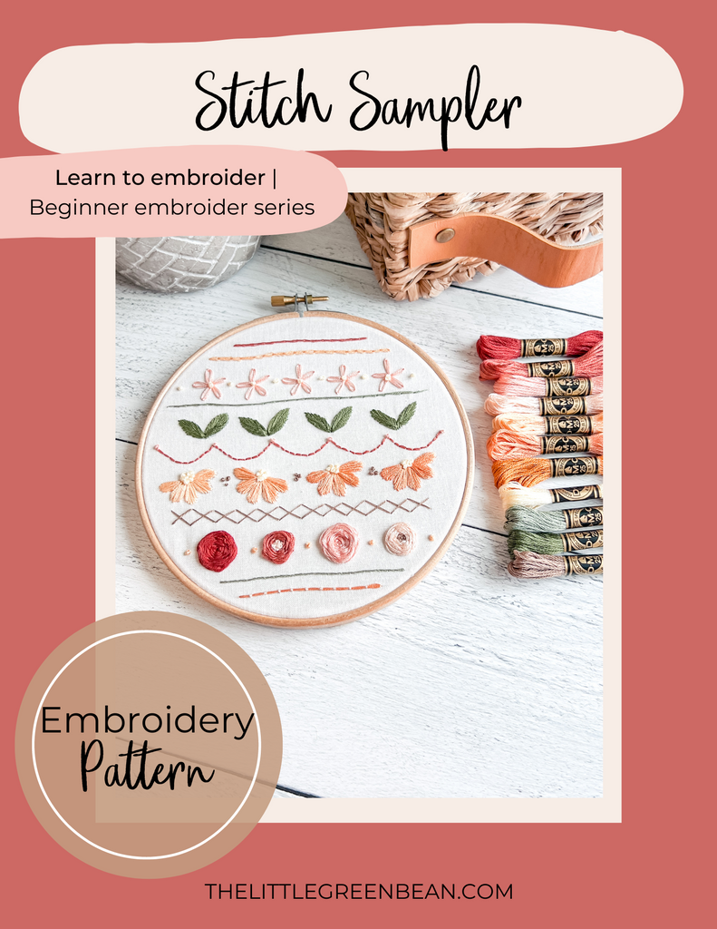 Embroidery Pattern | Stitch Sampler | PDF Pattern Digital Download
