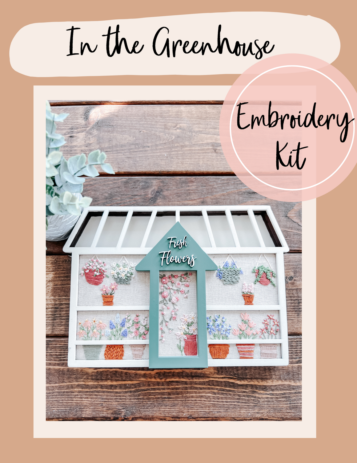 In the Greenhouse | Embroidery Kit Only