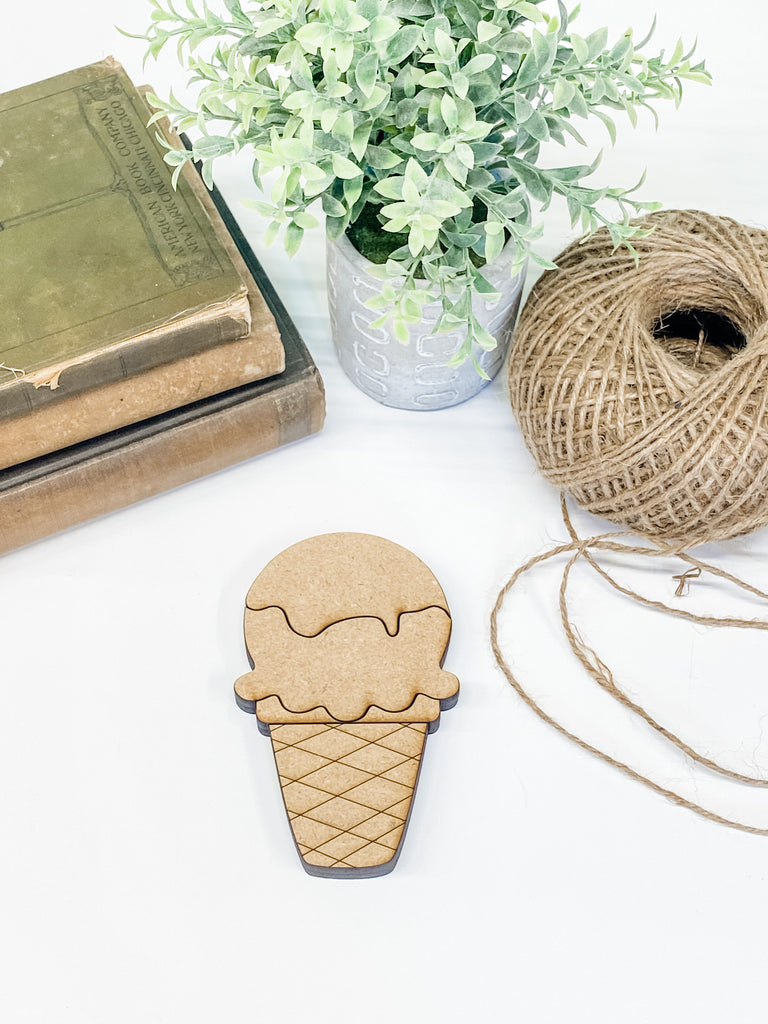 Ice Cream Cone | Interchangeable Pieces