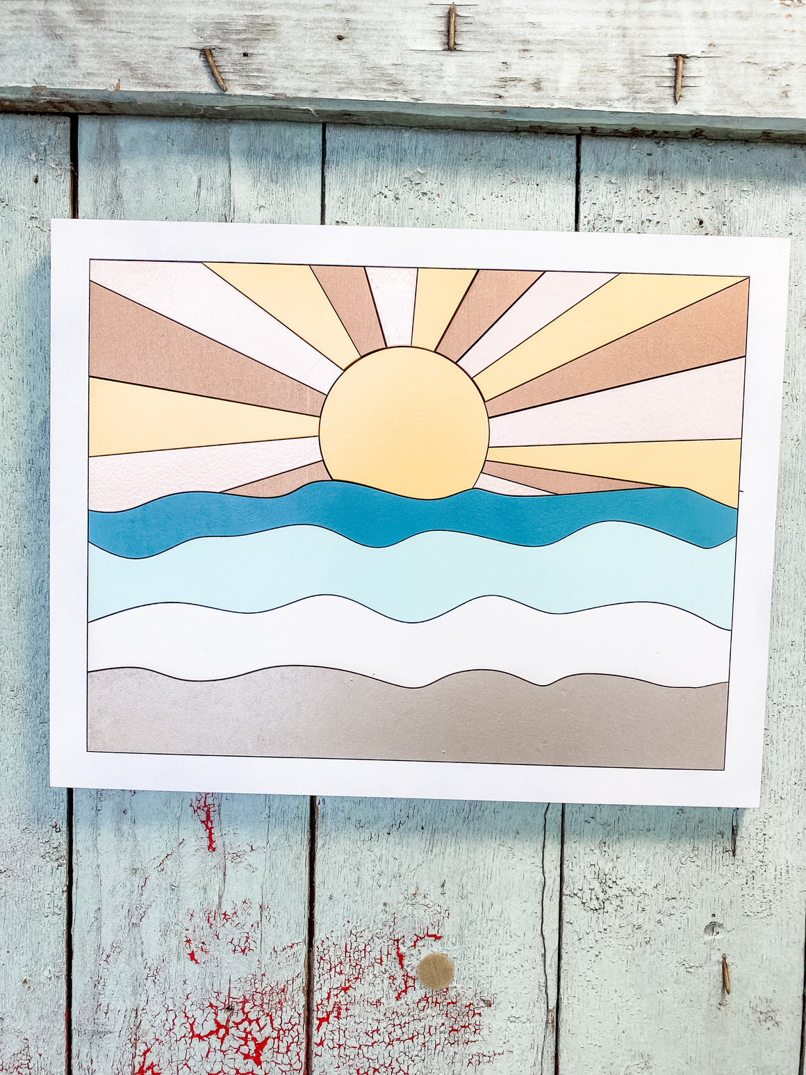 DIY Wall Art Kit | Sunshine w Waves