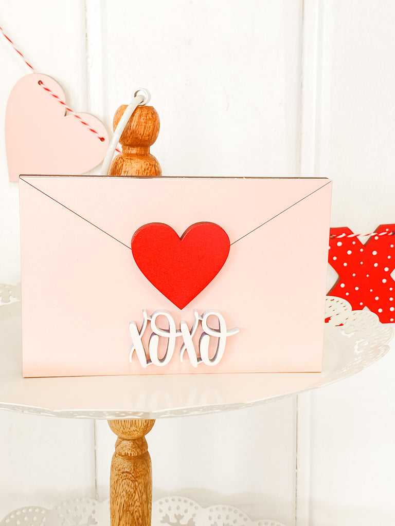 Valentine DIY |  Envelope w Heart
