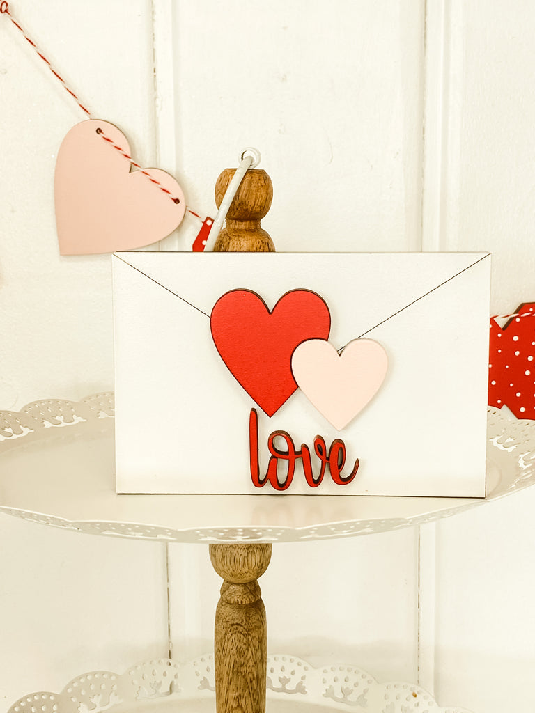 Valentine DIY |  Envelope w Heart
