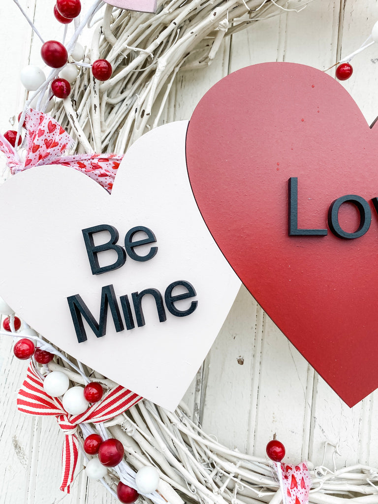 DIY Wreath Kit | Candy Hearts Wreath