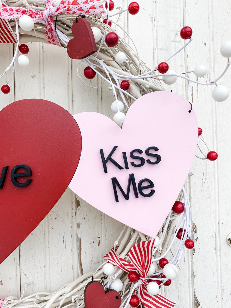 DIY Wreath Kit | Candy Hearts Wreath