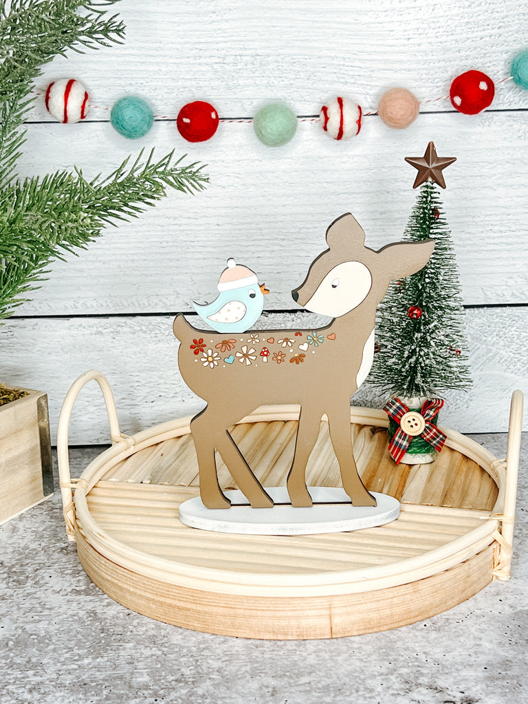 Christmas DIY Kits| Deer w Bird