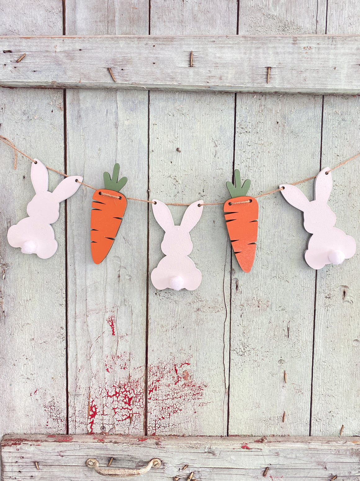 Easter DIY | Lrg Wood Bunny Banner