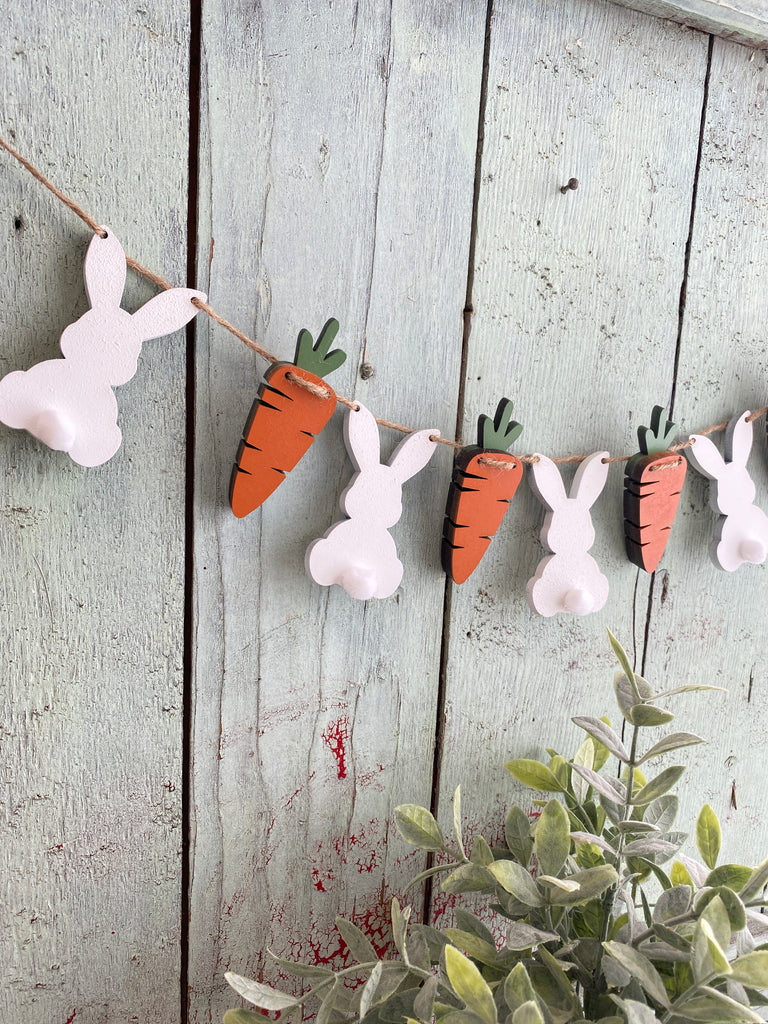 Easter DIY |Small Wood Bunny Banner