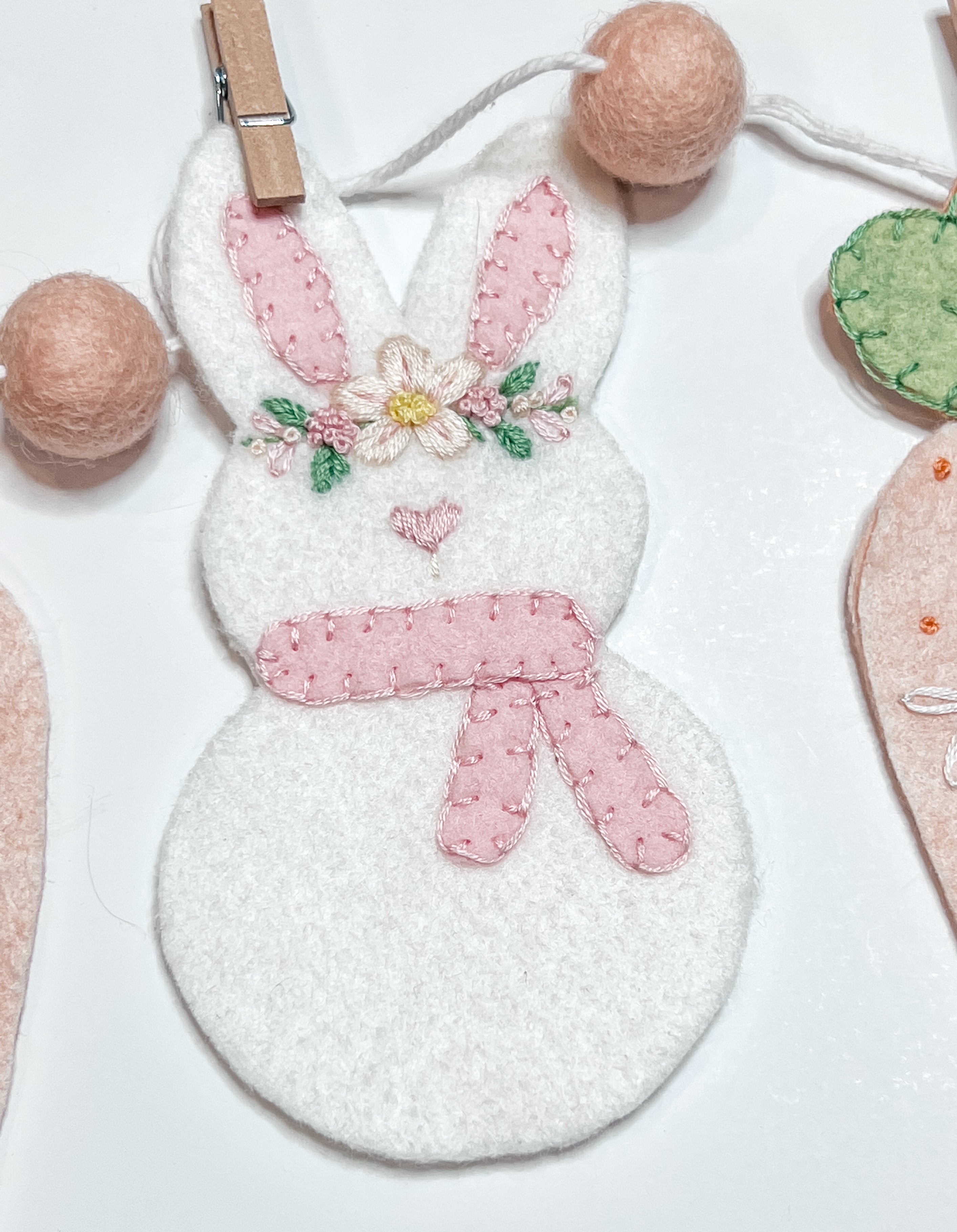 Spring into Easter - Easter Felt Banner Pattern | Digital Download ...