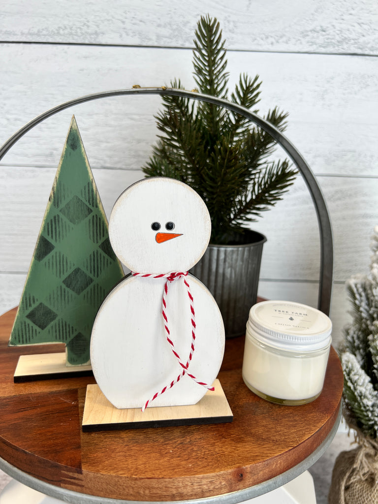 Christmas DIY Kits| Snowman w stand